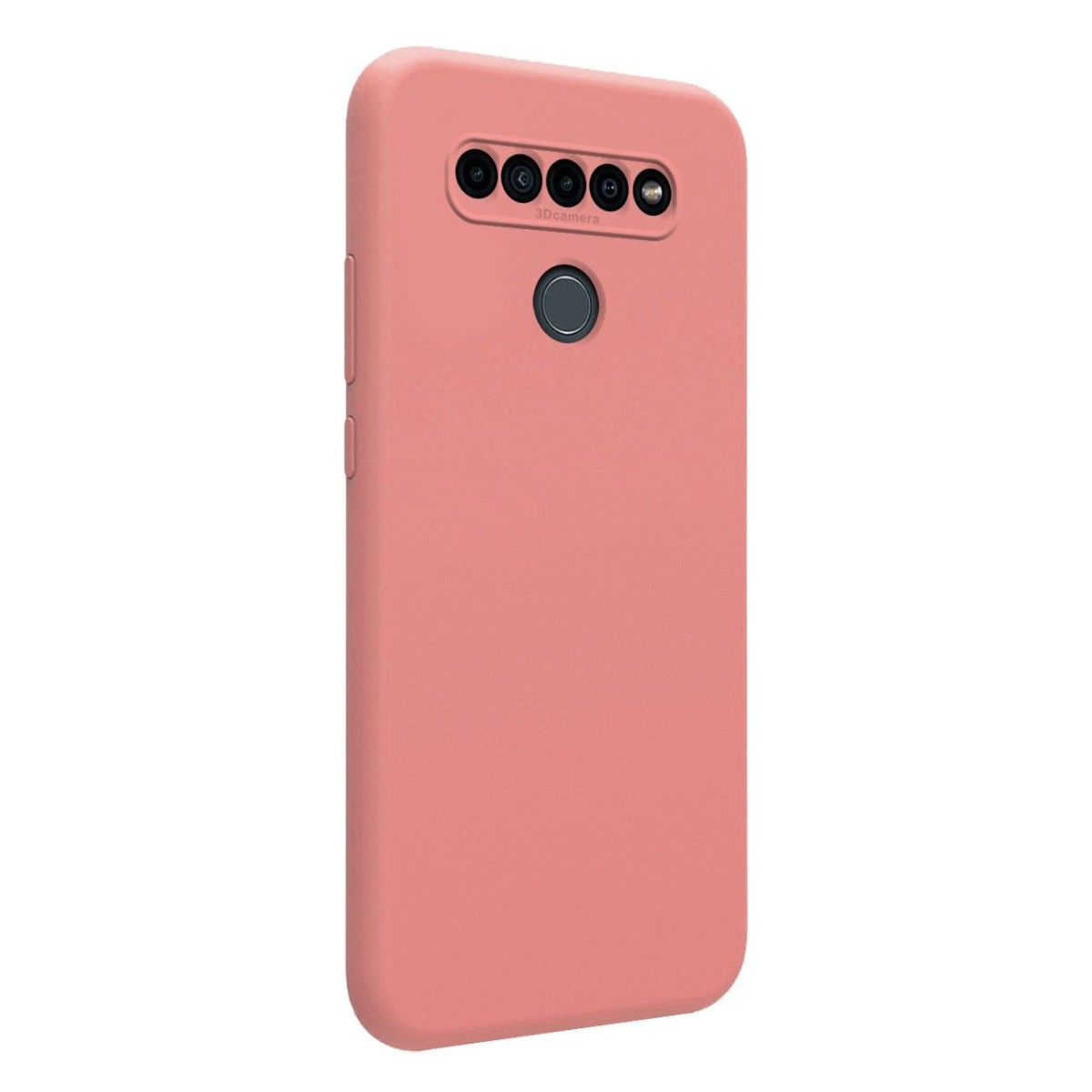 Funda Silicona Líquida Ultra Suave para Lg K41s color Rosa