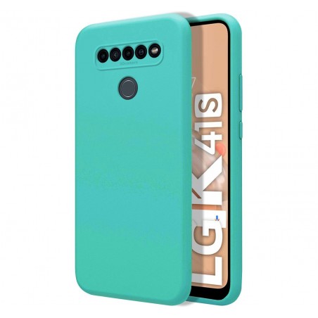 Funda Silicona Líquida Ultra Suave para Lg K41s color Verde