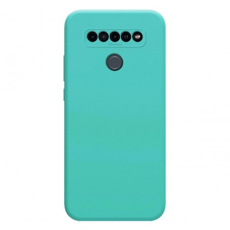 Funda Silicona Líquida Ultra Suave para Lg K41s color Verde