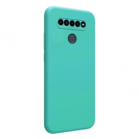 Funda Silicona Líquida Ultra Suave para Lg K41s color Verde