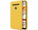 Funda Silicona Líquida Ultra Suave para Lg K61 color Amarilla
