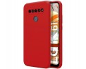 Funda Silicona Líquida Ultra Suave para Lg K61 color Roja