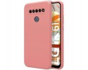 Funda Silicona Líquida Ultra Suave para Lg K61 color Rosa