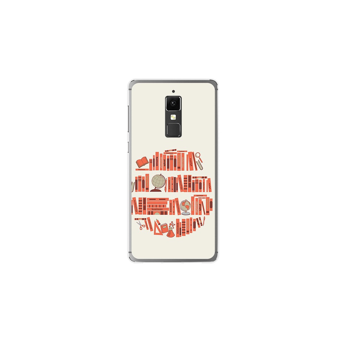 Funda Gel Tpu para Elephone S3 Diseño Mundo Libro Dibujos