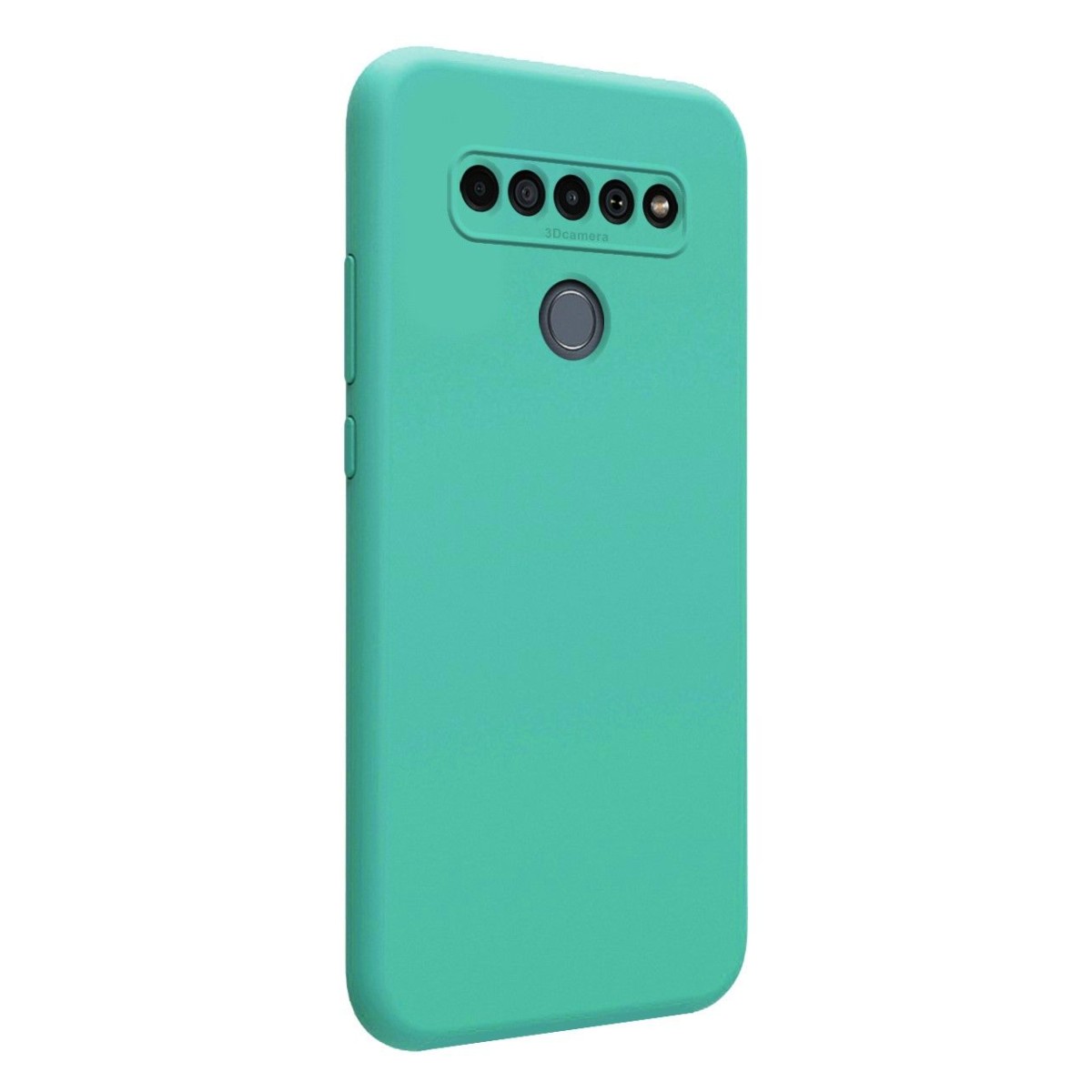 Funda Silicona Líquida Ultra Suave para Lg K61 color Verde