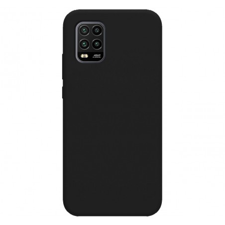 Funda Silicona Líquida Ultra Suave para Xiaomi Mi 10 Lite color Negra