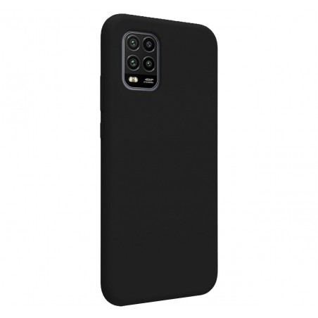 Funda Silicona Líquida Ultra Suave para Xiaomi Mi 10 Lite color Negra