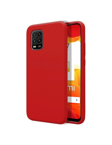 Funda Silicona Líquida Ultra Suave para Xiaomi Mi 10 Lite color Roja