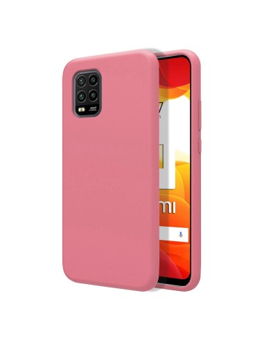 Funda Silicona Líquida Ultra Suave para Xiaomi Mi 10 Lite color Rosa