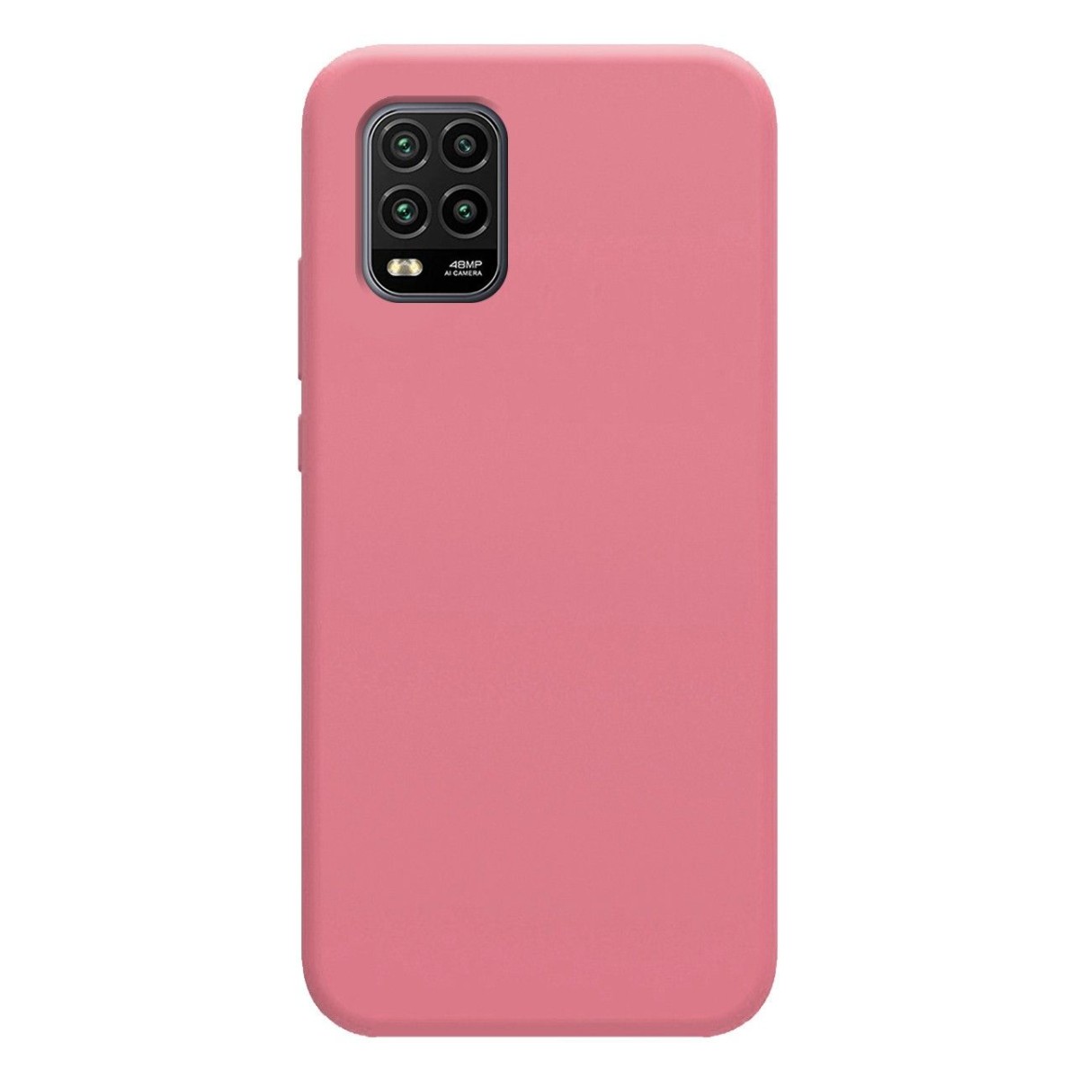 Funda Silicona Líquida Ultra Suave para Xiaomi Mi 10 Lite color Rosa