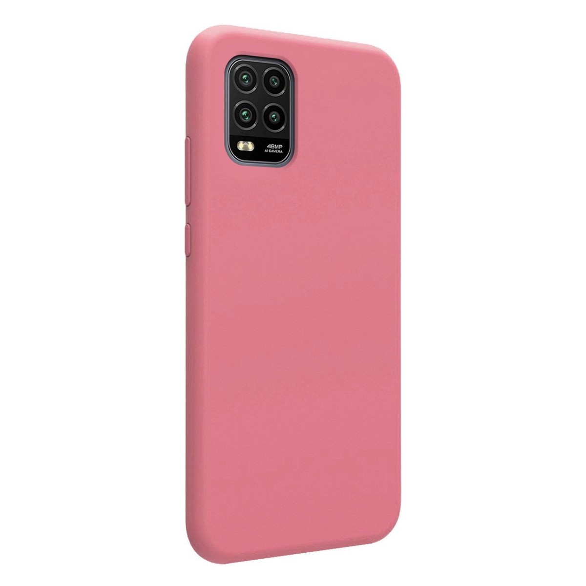 Funda Silicona Líquida Ultra Suave para Xiaomi Mi 10 Lite color Rosa