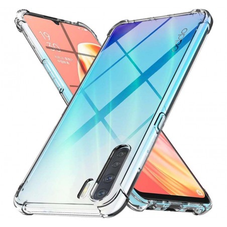 Funda Gel Tpu Anti-Shock Transparente para Oppo A91