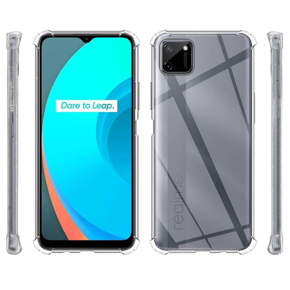 Funda Gel Tpu Anti-Shock Transparente para Realme C11