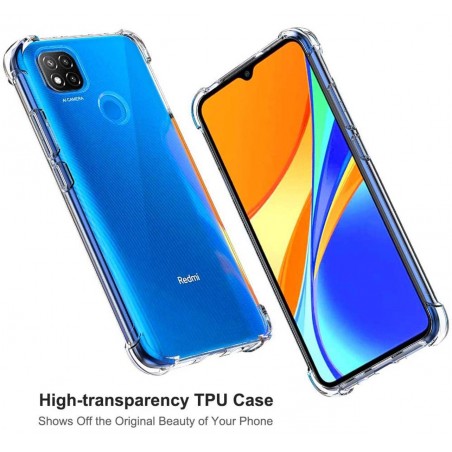 Funda Gel Tpu Anti-Shock Transparente para Xiaomi Redmi 9C