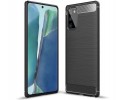 Funda Gel Tpu Tipo Carbon Negra para Samsung Galaxy Note 20