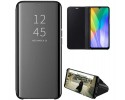 Funda Flip Cover Clear View para Huawei Y6p color Negra