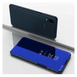 Funda Flip Cover Clear View para Samsung Galaxy A01 color Azul 2