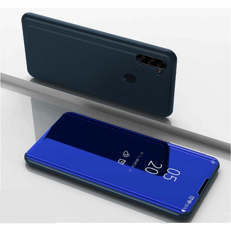 Funda Flip Cover Clear View para Samsung Galaxy A11 / M11 color Azul