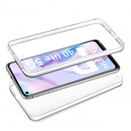Funda Completa Transparente Pc + Tpu Full Body 360 para Huawei P40 Lite 5G