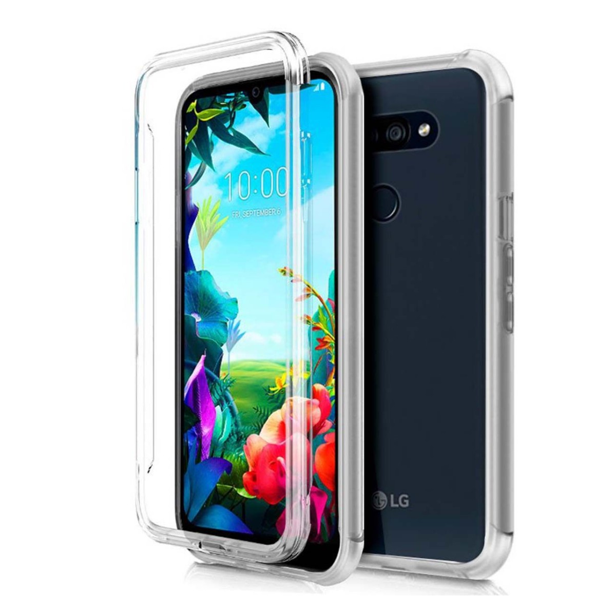 Funda Completa Transparente Pc + Tpu Full Body 360 para Lg K40S