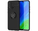 Funda Magnetica Soporte con Anillo Giratorio 360 para Huawei P Smart 2020 Negra