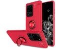 Funda Magnetica Soporte con Anillo Giratorio 360 para Samsung Galaxy Note 20 Ultra Roja