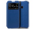 Funda Libro Soporte con Ventana para Alcatel 3X 4CAM color Azul