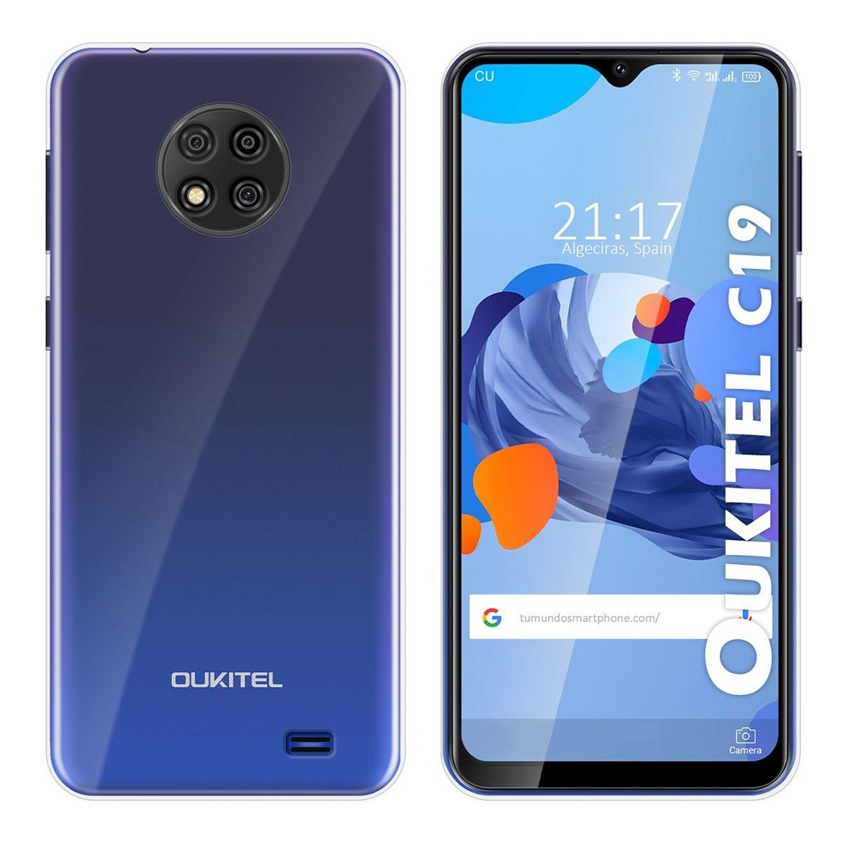 Funda Silicona Gel TPU Transparente para Oukitel C19