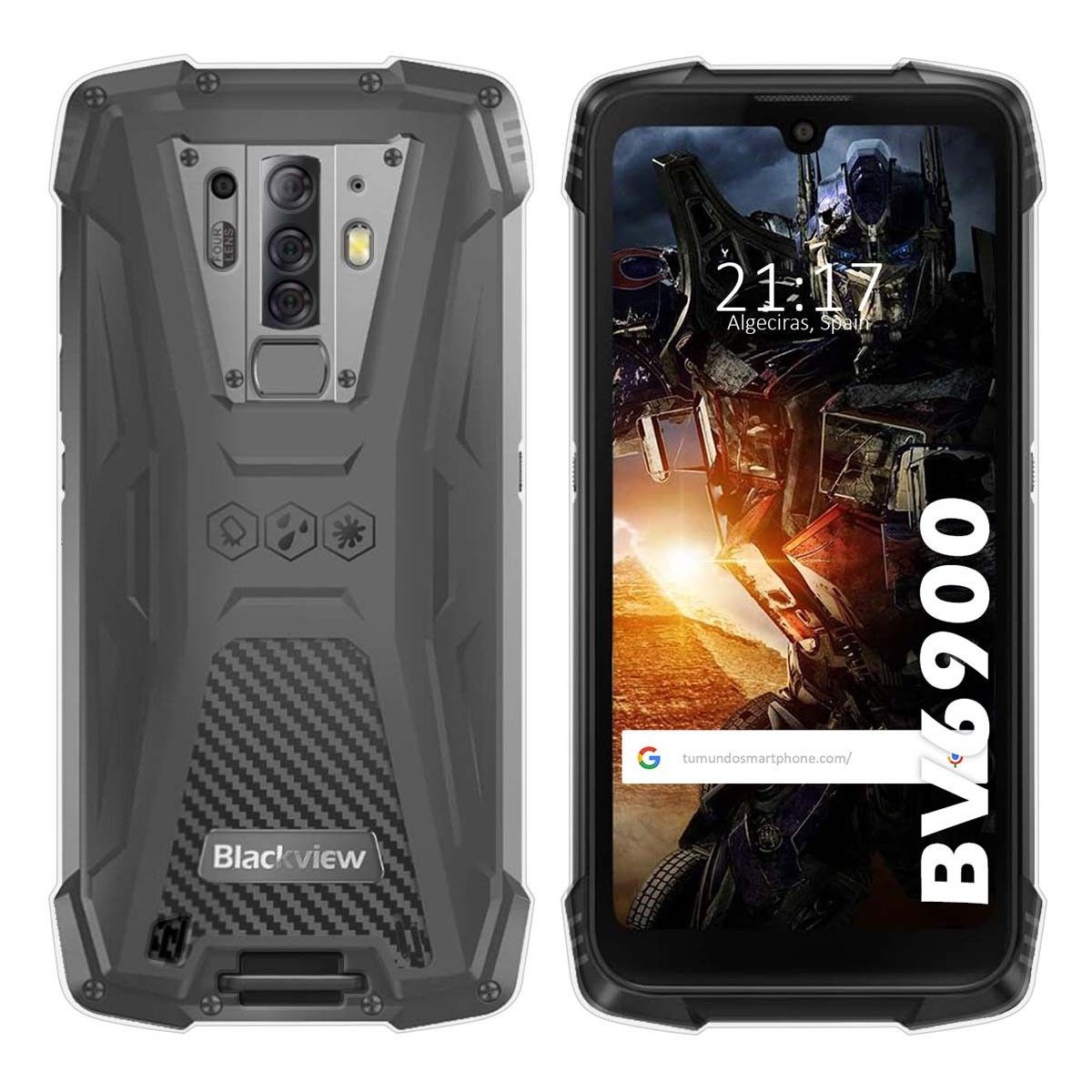 Funda Silicona Gel TPU Transparente para Blackview BV6900 / BV6900 Pro