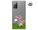 Funda Gel Transparente para Samsung Galaxy Note 20 diseño Conejo Dibujos