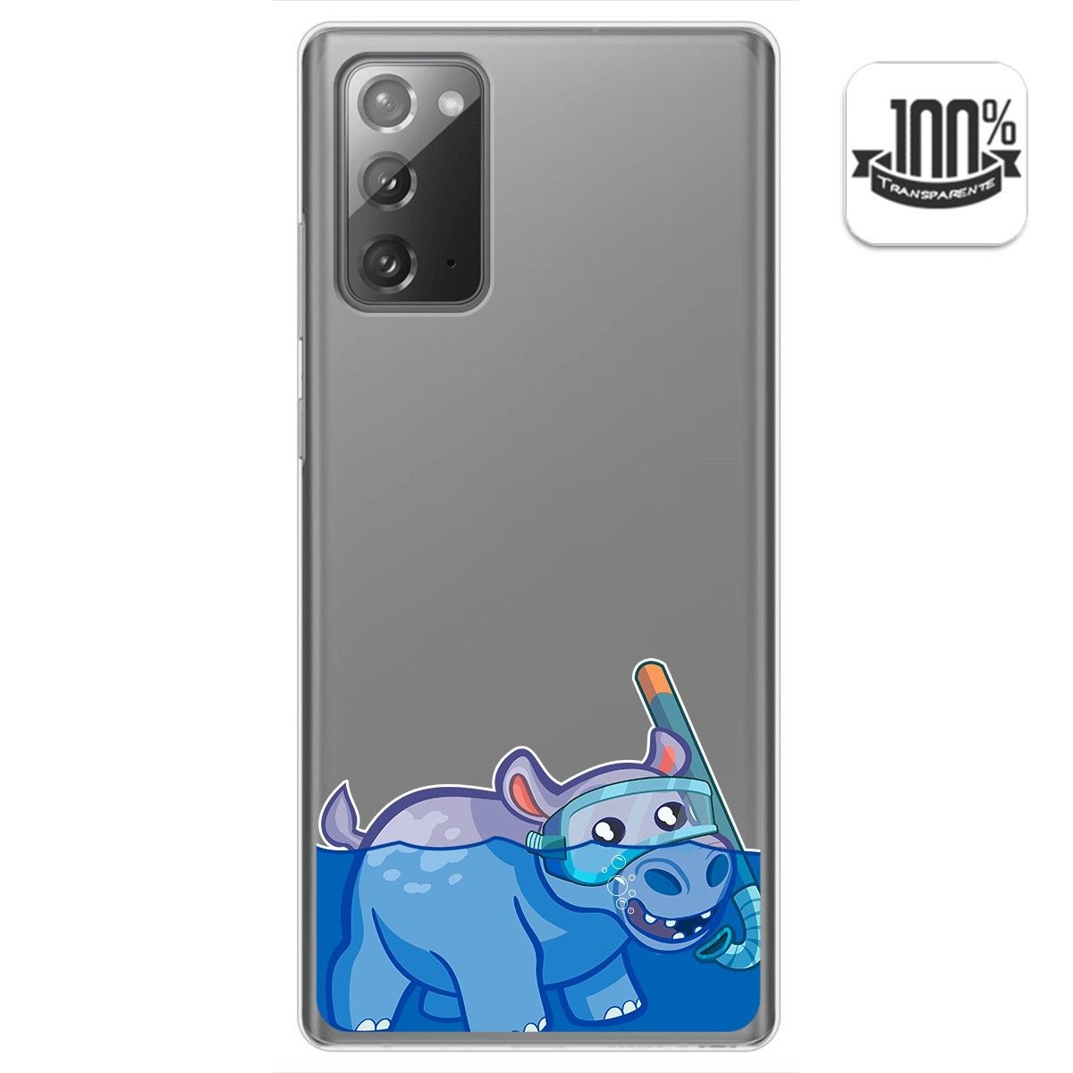 Funda Gel Transparente para Samsung Galaxy Note 20 diseño Hipo Dibujos