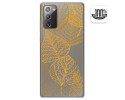 Funda Gel Transparente para Samsung Galaxy Note 20 diseño Hojas Dibujos