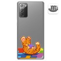 Funda Gel Transparente para Samsung Galaxy Note 20 diseño Leopardo Dibujos