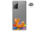 Funda Gel Transparente para Samsung Galaxy Note 20 diseño Leopardo Dibujos