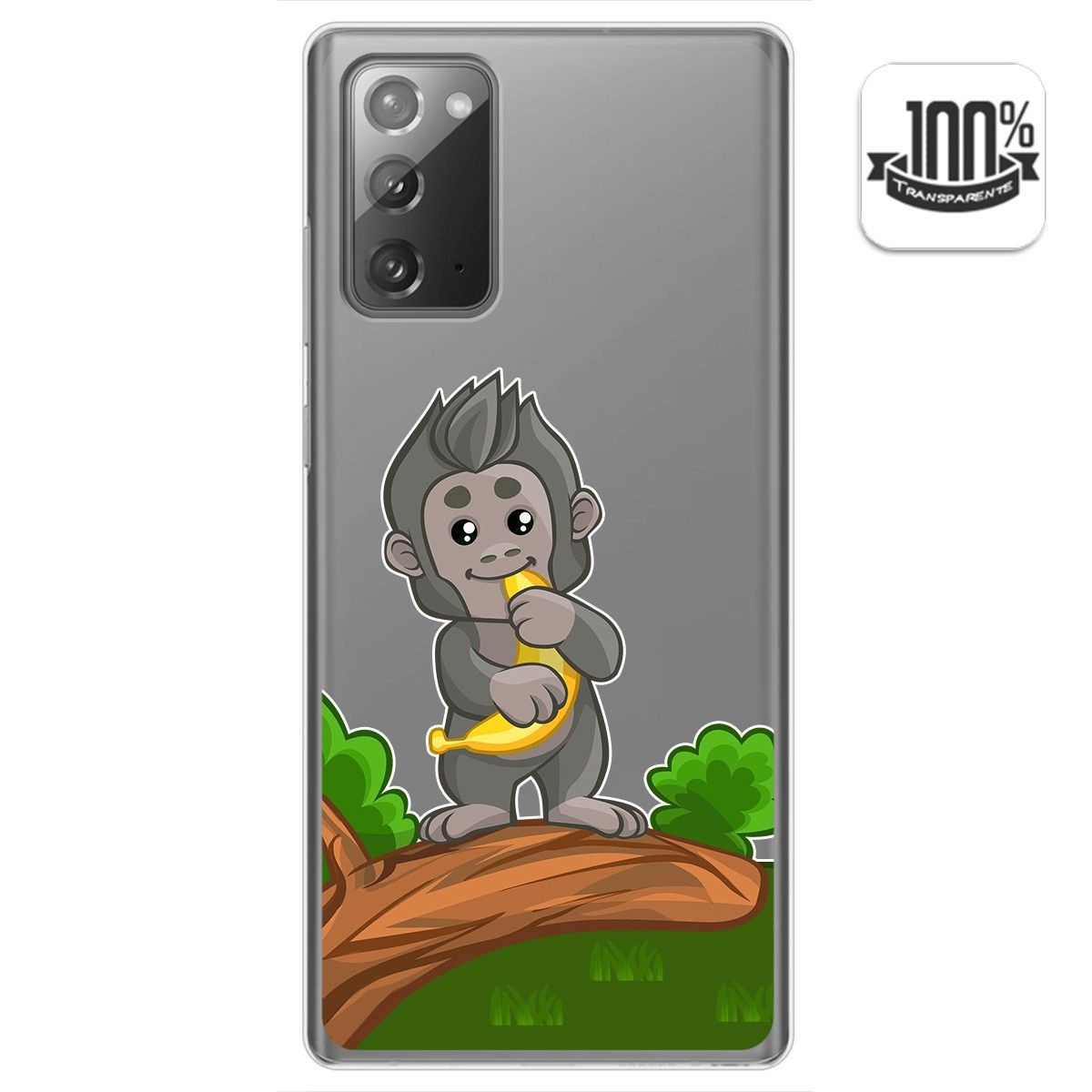 Funda Gel Transparente para Samsung Galaxy Note 20 diseño Mono Dibujos