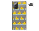 Funda Gel Transparente para Samsung Galaxy Note 20 diseño Pato Dibujos