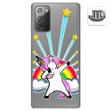 Funda Gel Transparente para Samsung Galaxy Note 20 diseño Unicornio Dibujos