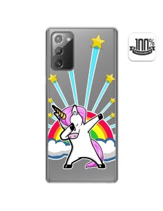 Funda Gel Transparente para Samsung Galaxy Note 20 diseño Unicornio Dibujos