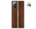 Funda Gel Tpu para Samsung Galaxy Note 20 diseño Cuero 01 Dibujos