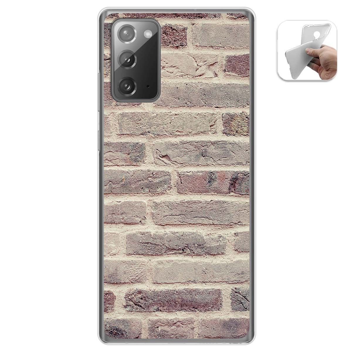 Funda Gel Tpu para Samsung Galaxy Note 20 diseño Ladrillo 01 Dibujos