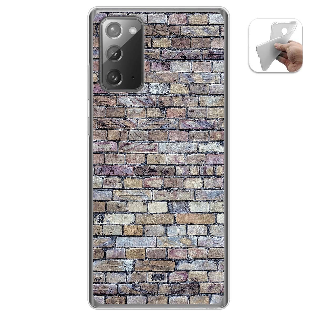 Funda Gel Tpu para Samsung Galaxy Note 20 diseño Ladrillo 02 Dibujos