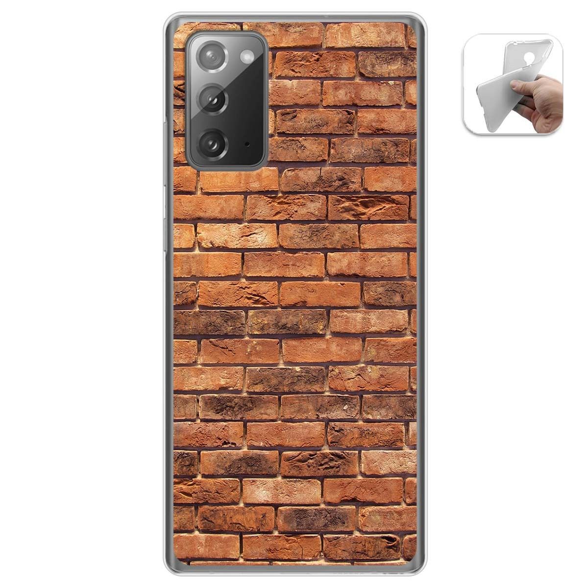 Funda Gel Tpu para Samsung Galaxy Note 20 diseño Ladrillo 04 Dibujos