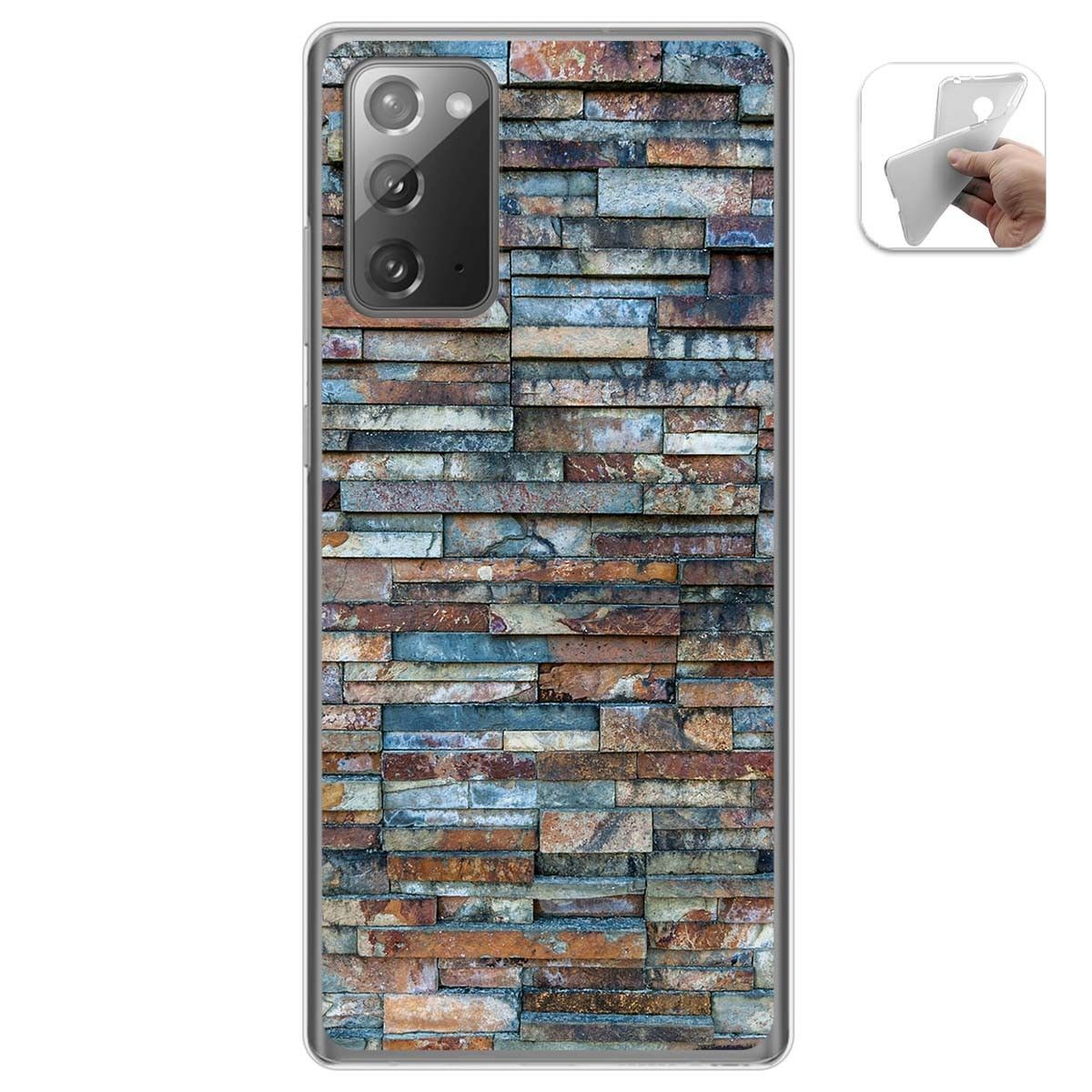 Funda Gel Tpu para Samsung Galaxy Note 20 diseño Ladrillo 05 Dibujos