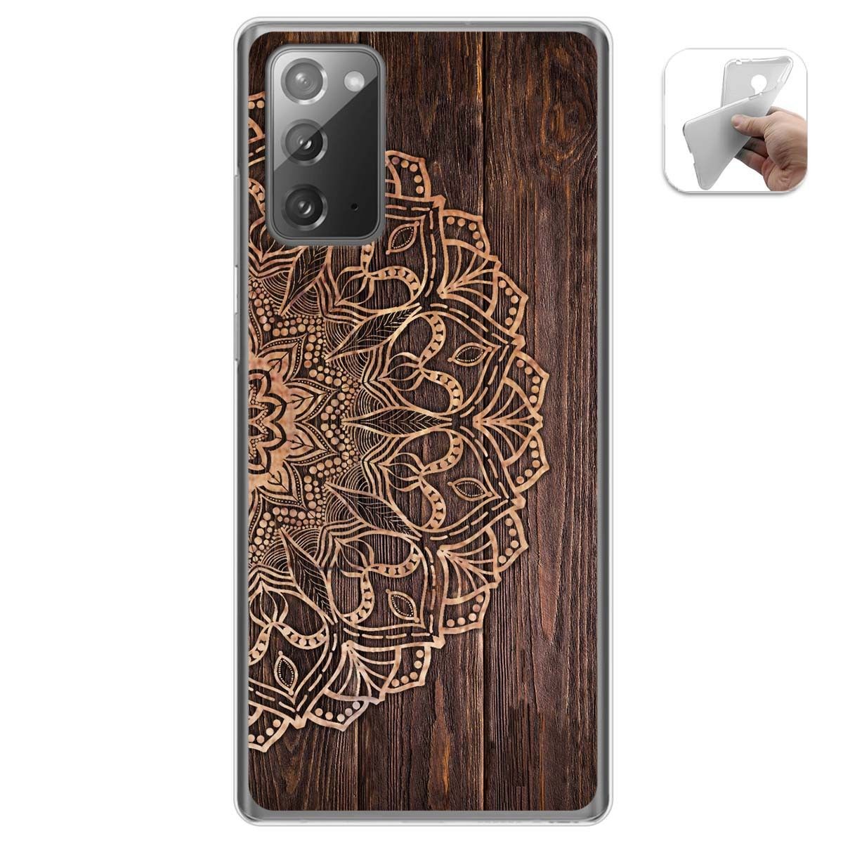 Funda Gel Tpu para Samsung Galaxy Note 20 diseño Madera 06 Dibujos