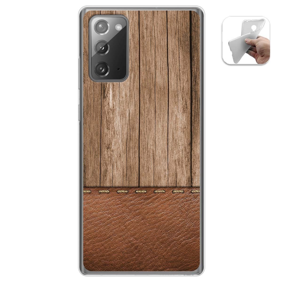 Funda Gel Tpu para Samsung Galaxy Note 20 diseño Madera 09 Dibujos