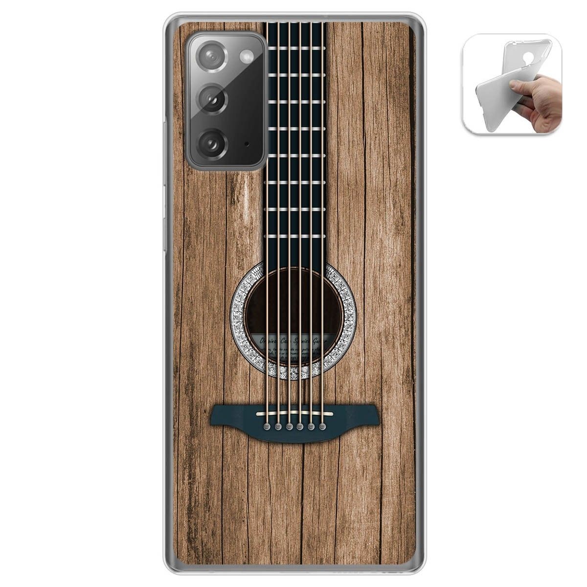 Funda Gel Tpu para Samsung Galaxy Note 20 diseño Madera 11 Dibujos