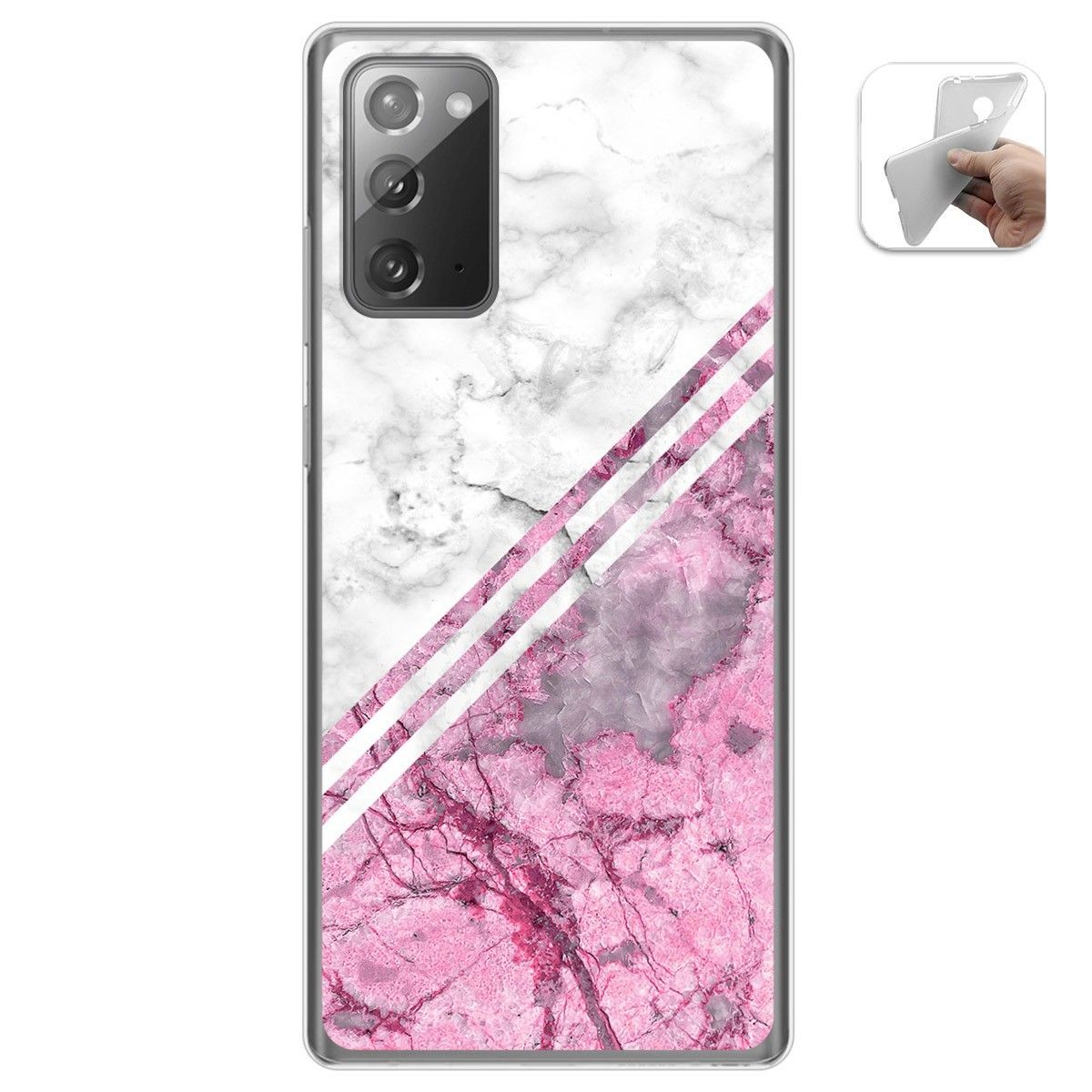 Funda Gel Tpu para Samsung Galaxy Note 20 diseño Mármol 03 Dibujos