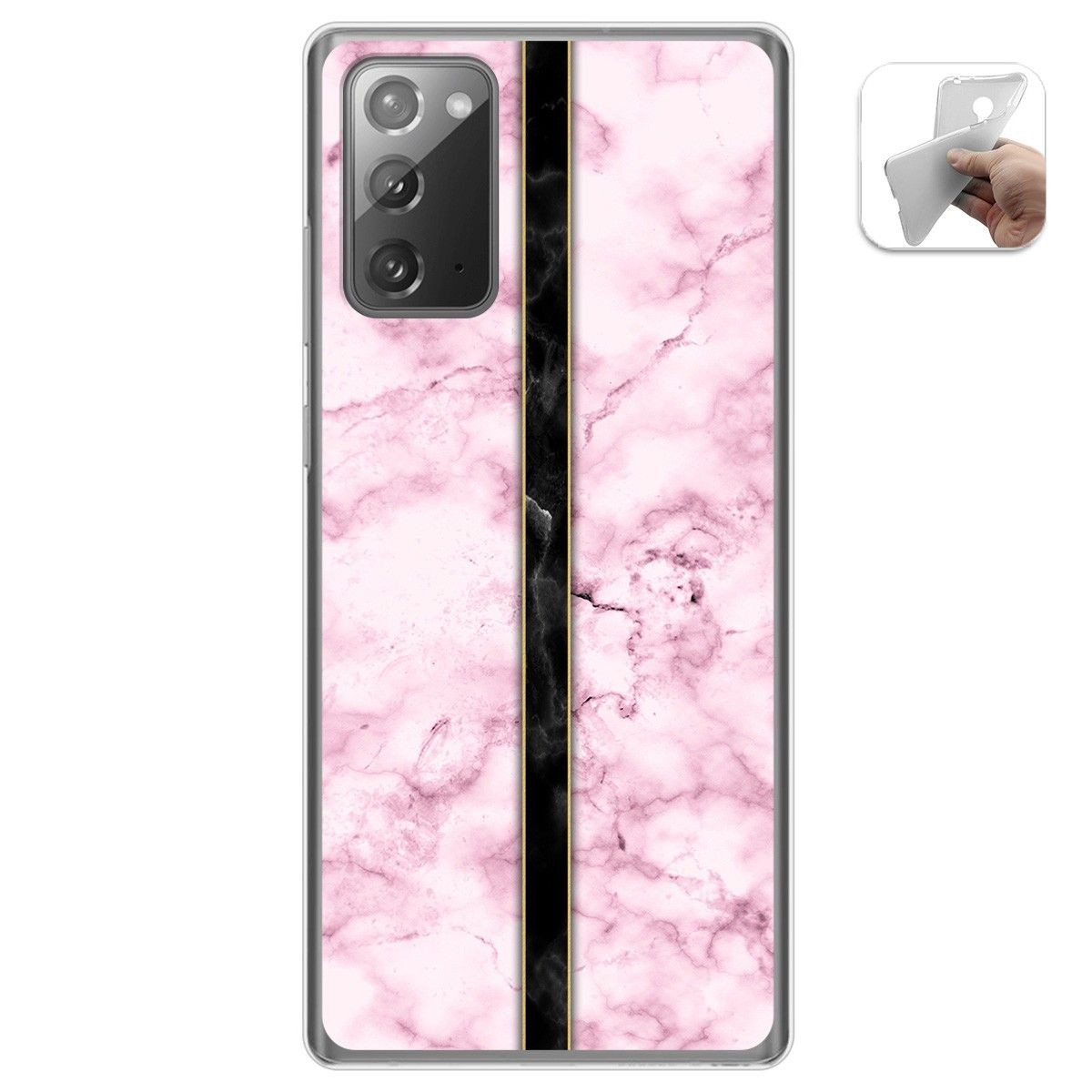 Funda Gel Tpu para Samsung Galaxy Note 20 diseño Mármol 04 Dibujos