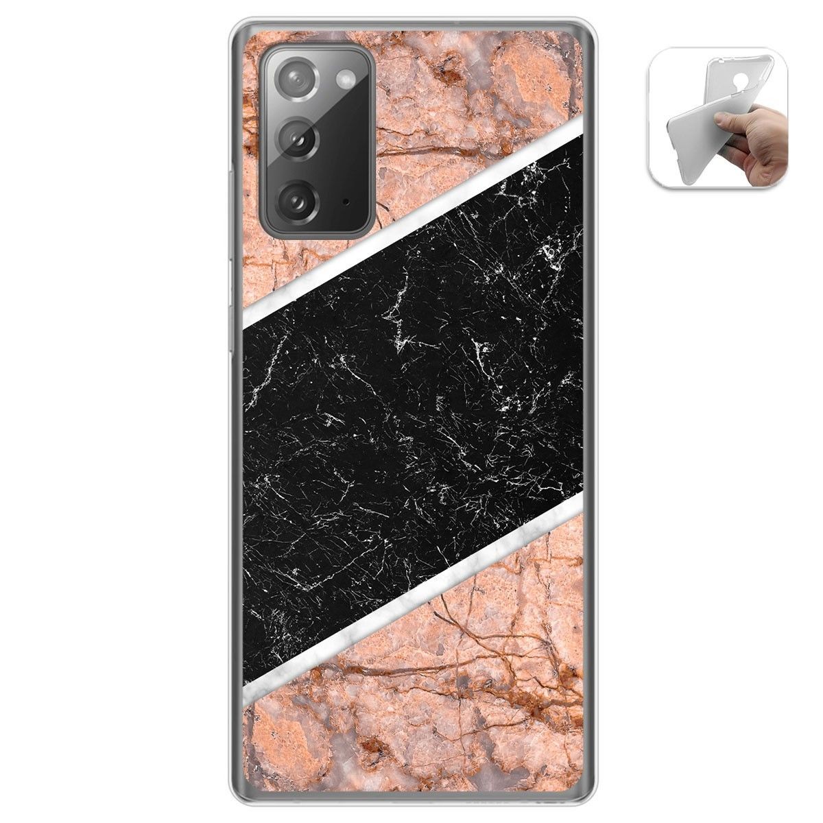 Funda Gel Tpu para Samsung Galaxy Note 20 diseño Mármol 07 Dibujos