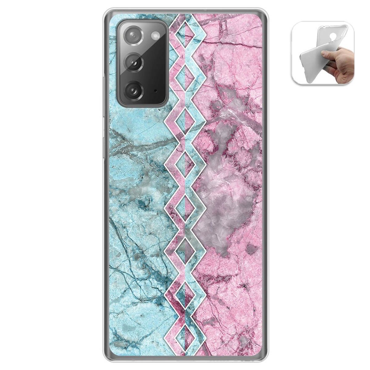 Funda Gel Tpu para Samsung Galaxy Note 20 diseño Mármol 08 Dibujos